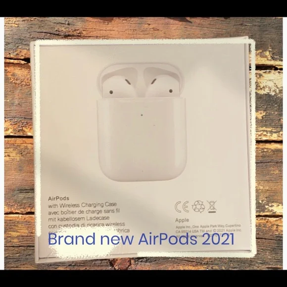 2021 apple AirPods original size. Real apple AirPods not fake.